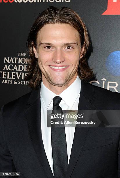 Actor Hartley Sawyer attends 40th Annual Daytime Entertaimment Emmy Awards - Arrivals at The Beverly Hilton Hotel on June 16, 2013 in Beverly Hills,...