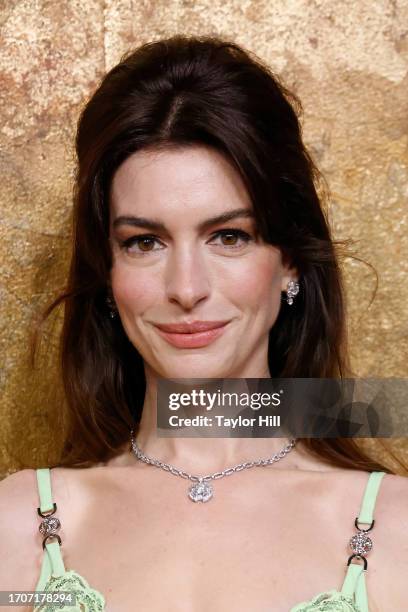 Anne Hathaway attends the Clooney Foundation for Justice's 2023 Albie Awards at New York Public Library on September 28, 2023 in New York City.