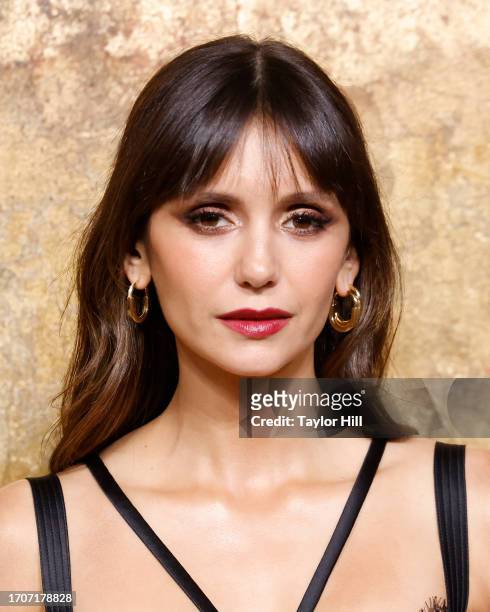 Nina Dobrev attends the Clooney Foundation for Justice's 2023 Albie Awards at New York Public Library on September 28, 2023 in New York City.