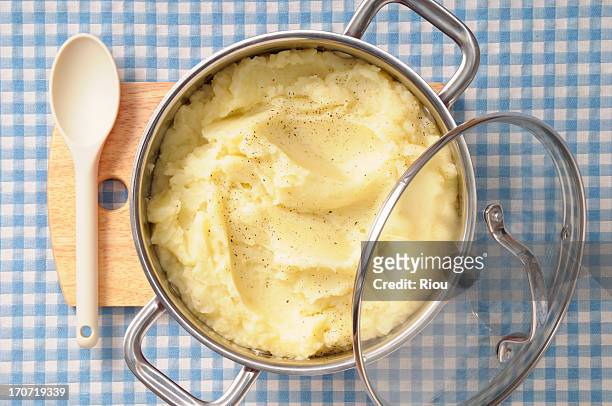 mashed patato - mashed potatoes stock pictures, royalty-free photos & images