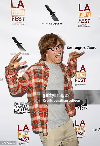 Professional snowboarder/Documentary subject Kevin Pearce arrives at "The Crash Reel" premiere during the 2013 Los Angeles Film Festival at Regal...