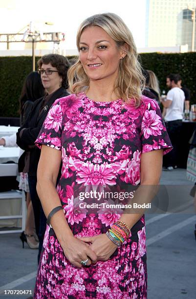 The Crash Reel" Director/Producer Lucy Walker attends the HBO Docs Reception during the 2013 Los Angeles Film Festival at L.A. Live Event Deck on...