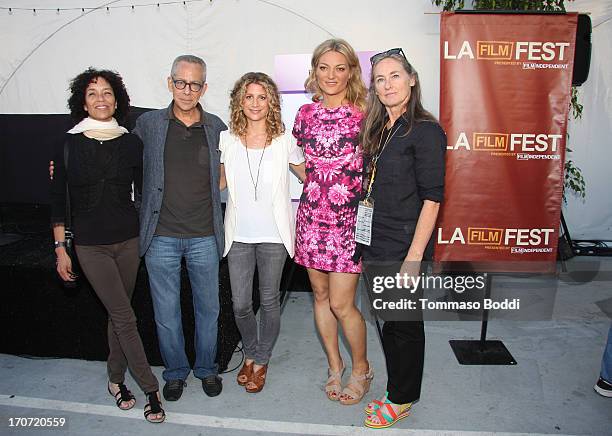 Director Stephanie Allain, LAFF Artistic Director David Ansen, HBO Documentary Films VP Sara Bernstein, "The Crash Reel" Director/Producer Lucy...