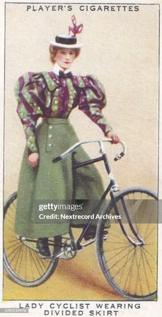 Collectible cigarette card, Cycling series, 1939