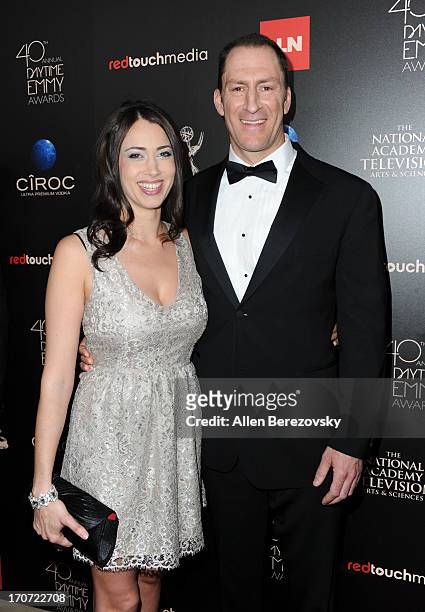 Laurence Bailey and actor Ben Bailey attend 40th Annual Daytime Entertaimment Emmy Awards - Arrivals at The Beverly Hilton Hotel on June 16, 2013 in...