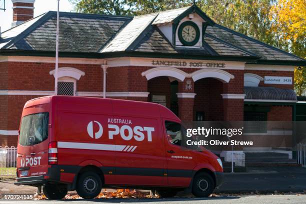 postal van and post office - mail stock pictures, royalty-free photos & images