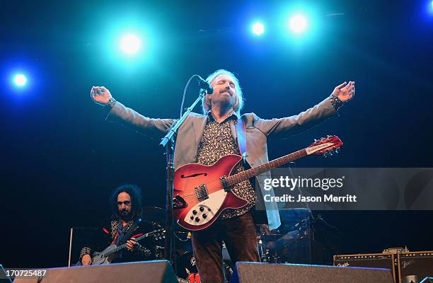 Tom Petty of Tom Petty and the Heartbreakers performs onstage at What Stage during day 4 of the 2013 Bonnaroo Music & Arts Festival on June 16, 2013...