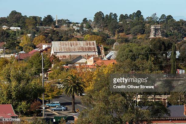 country town - traditionally australian stock pictures, royalty-free photos & images