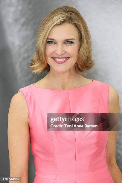 Brenda Strong poses at a photocall during the 53rd Monte Carlo TV Festival on June 12, 2013 in Monte-Carlo, Monaco.