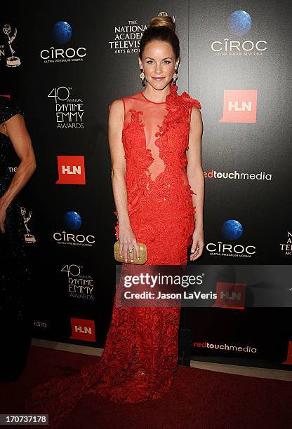 Actress Julie Marie Berman attends the 40th annual Daytime Emmy Awards at The Beverly Hilton Hotel on June 16, 2013 in Beverly Hills, California.