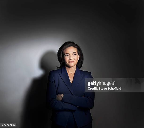 Chief operating officer of Facebook, Sheryl Sandberg is photographed for the Times on January 31, 2013 in Los Angeles, California.
