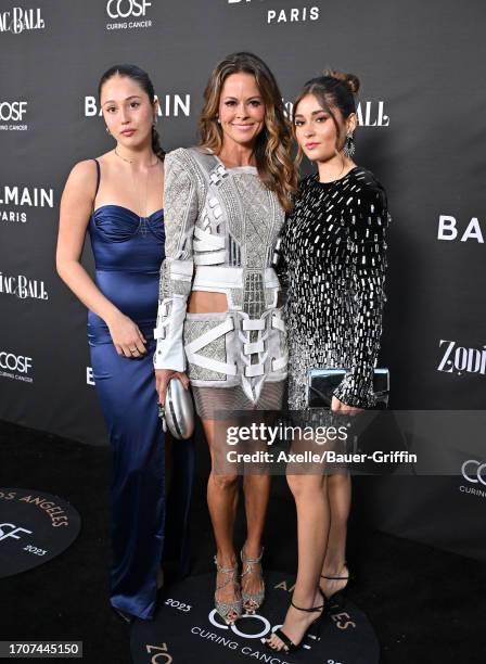 Heaven Rain Charvet, Brooke Burke and Sierra Sky Fisher attend the The 2023 Zodiac Ball at The Houdini Estate on September 28, 2023 in Los Angeles,...