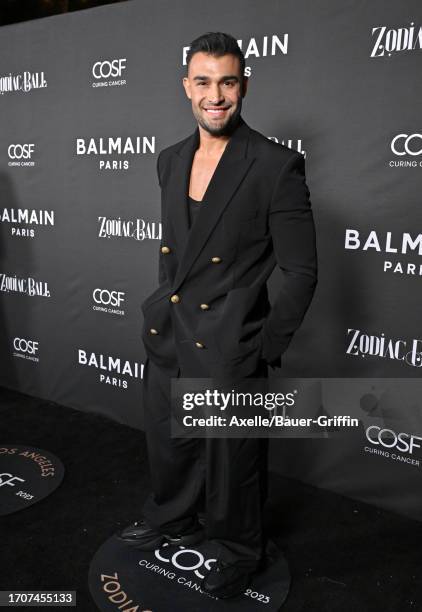 Sam Asghari attends the 2023 Zodiac Ball at The Houdini Estate on September 28, 2023 in Los Angeles, California.