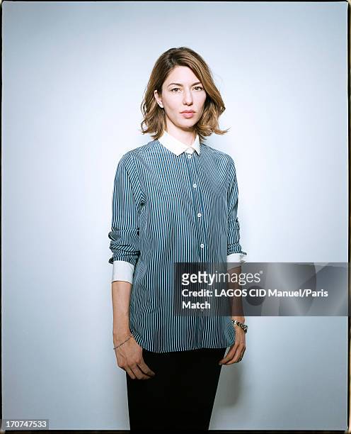 Film director Sofia Coppola is photographed for Paris Match on May 25, 2013 in Paris, France.