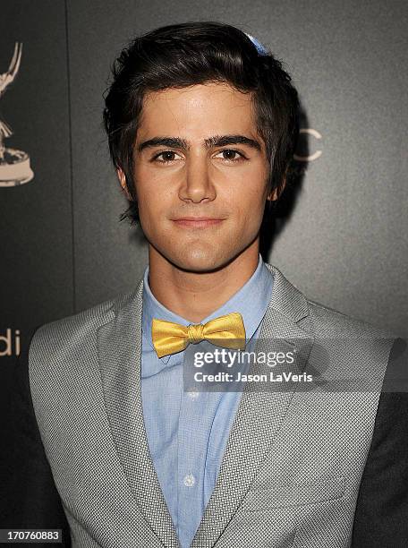 Actor Max Ehrich attends the 40th annual Daytime Emmy Awards at The Beverly Hilton Hotel on June 16, 2013 in Beverly Hills, California.