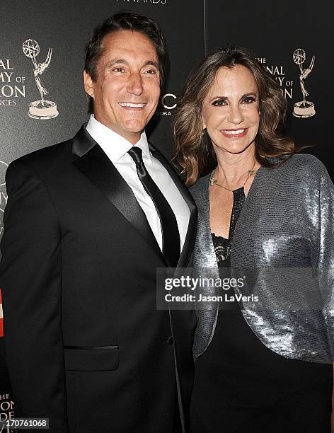 Actor Michael Corbett and actress Jess Walton attend the 40th annual Daytime Emmy Awards at The Beverly Hilton Hotel on June 16, 2013 in Beverly...