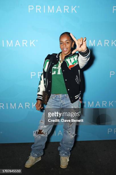Paigey Cakey attends the Josh Denzel x NBA for Primark launch event at Night Tales on September 28, 2023 in London, England.