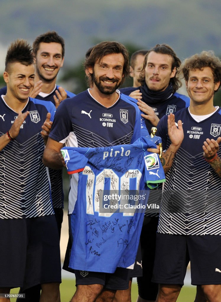 Italy Training And Press Conference