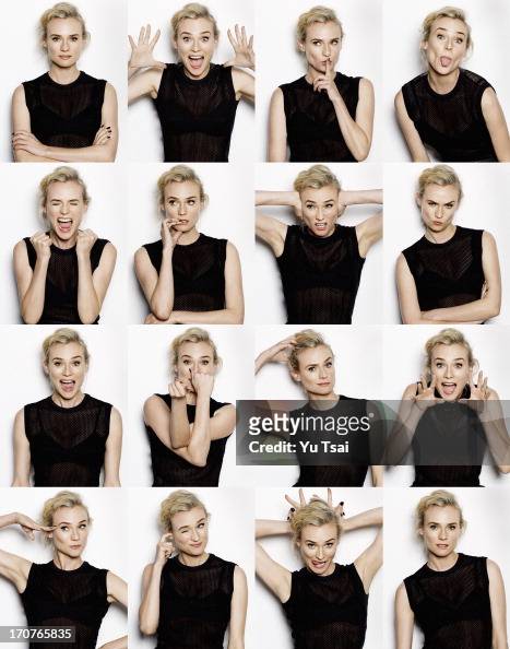 Actress Diane Kruger is photographed for Angeleno Magazine on... News ...
