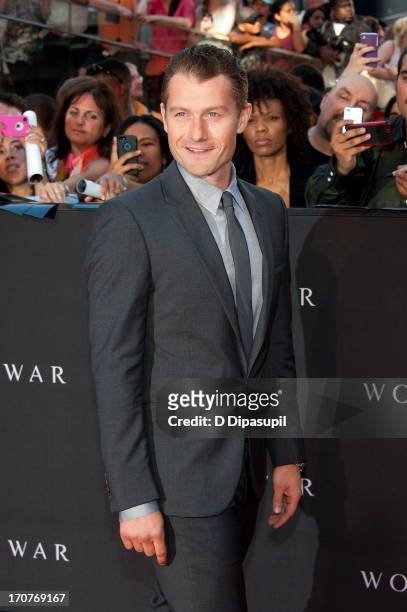 James Badge Dale attends the "World War Z" New York Premiere on June 17, 2013 in New York City.