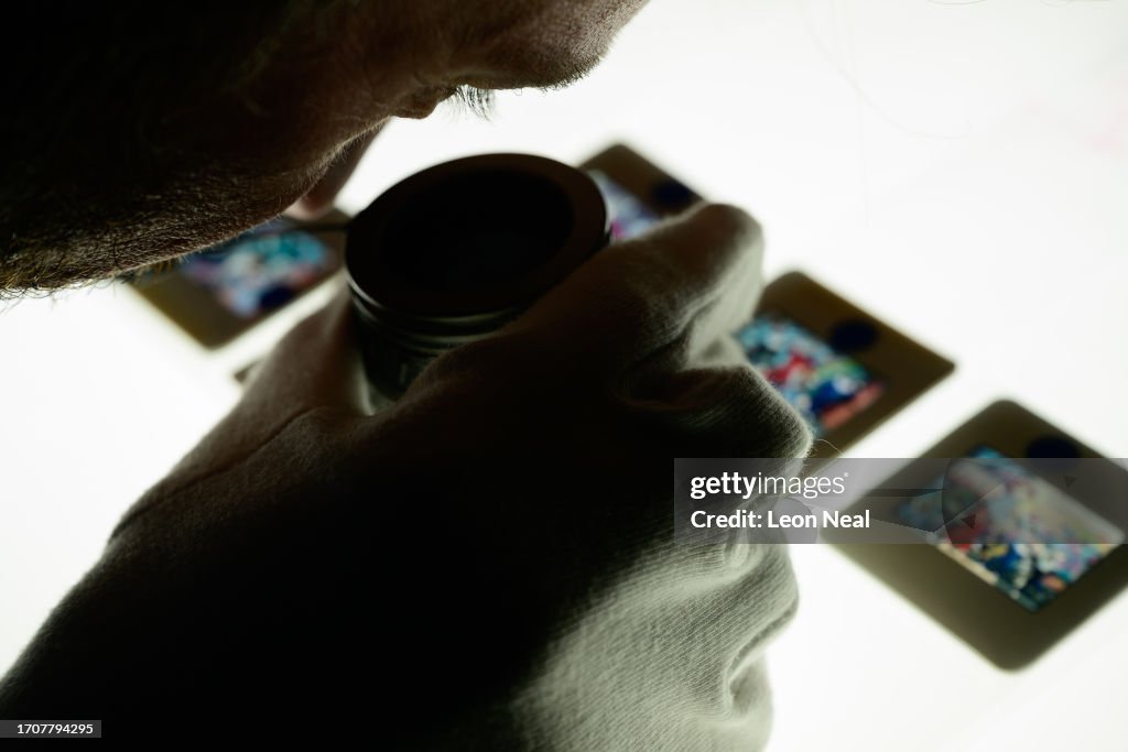 Editing From Negatives - Getty Images Hulton Archive