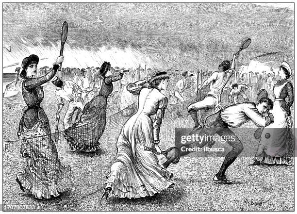 british satire caricature comic cartoon illustration - tennis ball stock illustrations