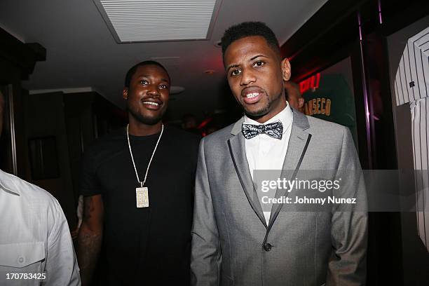 Meek Mill and Fabolous attend The 40/40 Club 10 Year Anniversary Party at 40 / 40 Club on June 17, 2013 in New York City.