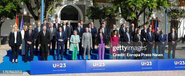 Group photo during the second day of the informal ministerial meeting on General Affairs and Cohesion Policy at the Cuartel de Artilleria on...