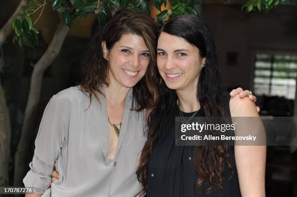 Actresses Marisa Tomei and Shiva Rose host the "Just Label It" campaign awareness seminar on June 17, 2013 in Pacific Palisades, California.