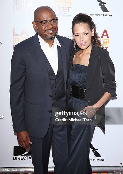 Forest Whitaker and Keisha Whitaker arrive at the 2013 Los Angeles Film Festival "Fruitvale Station" premiere held at Regal Cinemas L.A. LIVE Stadium...