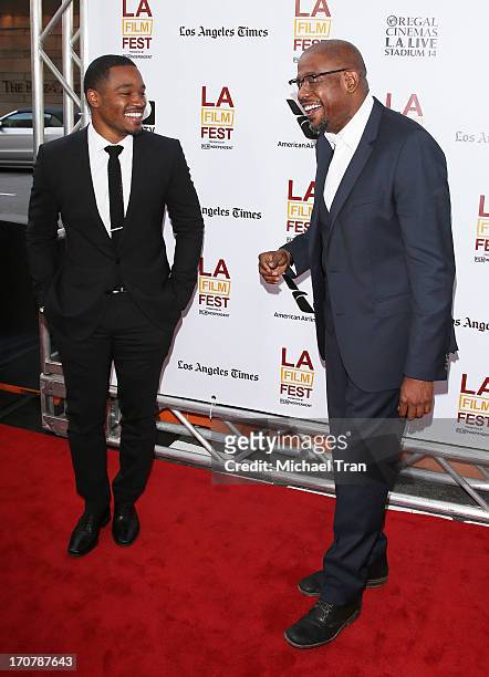 Ryan Coogler and Forest Whitaker arrive at the 2013 Los Angeles Film Festival "Fruitvale Station" premiere held at Regal Cinemas L.A. LIVE Stadium 14...