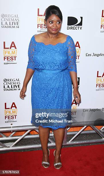 Octavia Spencer arrives at the 2013 Los Angeles Film Festival "Fruitvale Station" premiere held at Regal Cinemas L.A. LIVE Stadium 14 on June 17,...