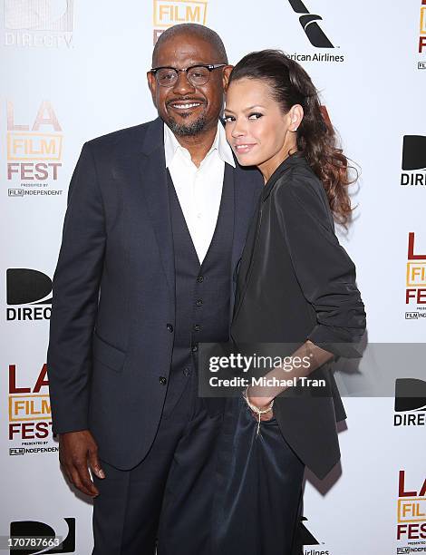 Forest Whitaker and Keisha Whitaker arrive at the 2013 Los Angeles Film Festival "Fruitvale Station" premiere held at Regal Cinemas L.A. LIVE Stadium...