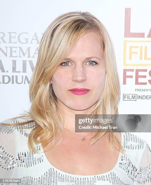 Caroline Lesley arrives at the 2013 Los Angeles Film Festival "Fruitvale Station" premiere held at Regal Cinemas L.A. LIVE Stadium 14 on June 17,...