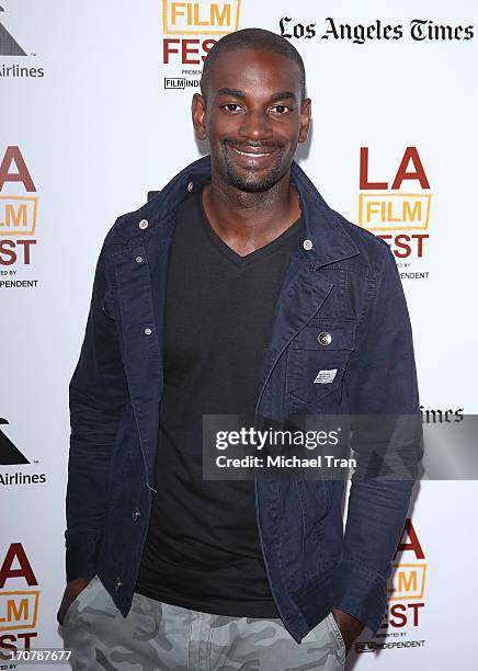 Mo McRae arrives at the 2013 Los Angeles Film Festival "Fruitvale Station" premiere held at Regal Cinemas L.A. LIVE Stadium 14 on June 17, 2013 in...