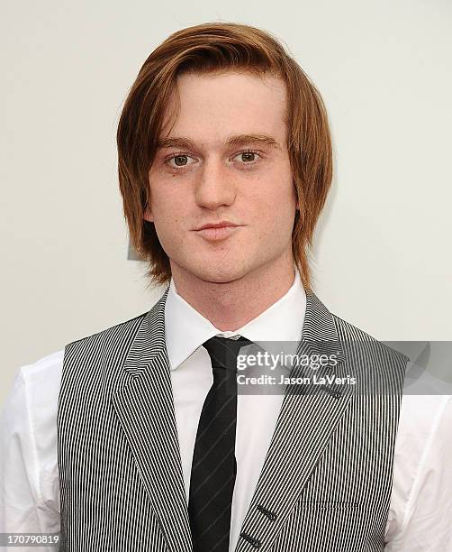 Actor Eddie Hassell attends the premiere of "Devious Maids" at Bel-Air Bay Club on June 17, 2013 in Beverly Hills, California.