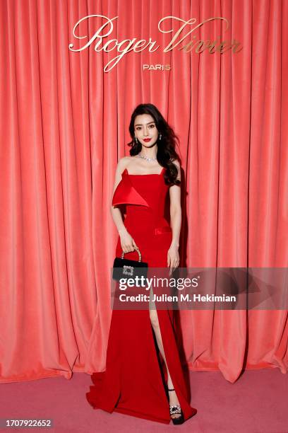 Angela Baby attends the Roger Vivier Press Day "Les Elements Vivier" at Maison Vivier during Paris Fashion Week Womenswear Spring/Summer 2024, on...