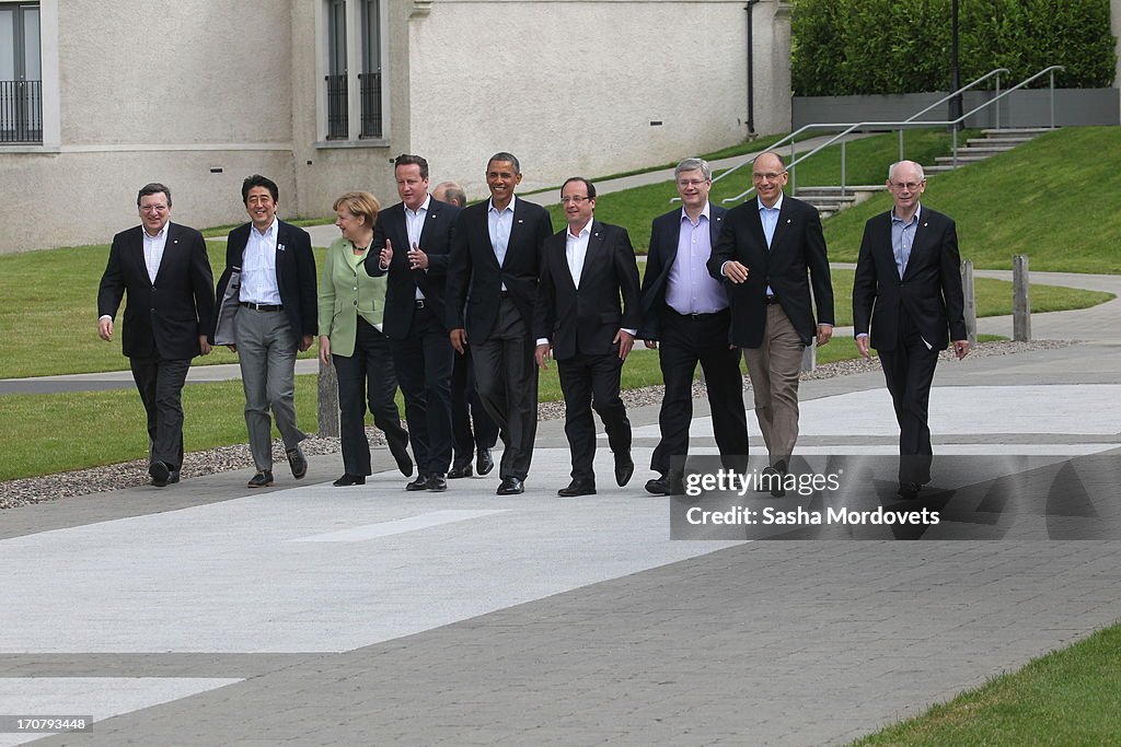 World Leaders Meet For G8 Summit AT Lough Erne