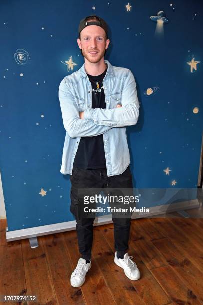 Jens Gilles during the Peter Maffay and Hendrikje Balsmeyer press conference for the book Anouk 3" at Fabrik 23 on October 5, 2023 in Berlin, Germany.