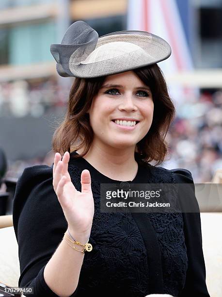 Princess Eugenie attends day one of Royal Ascot at Ascot Racecourse on June 18, 2013 in Ascot, England.