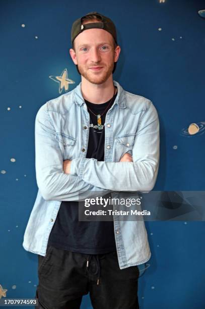 Jens Gilles during the Peter Maffay and Hendrikje Balsmeyer press conference for the book Anouk 3" at Fabrik 23 on October 5, 2023 in Berlin, Germany.