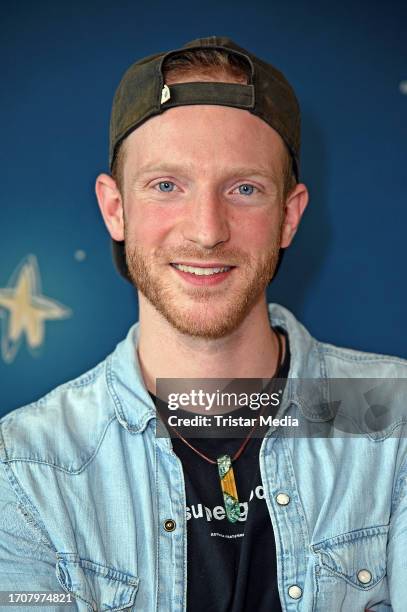 Jens Gilles during the Peter Maffay and Hendrikje Balsmeyer press conference for the book Anouk 3" at Fabrik 23 on October 5, 2023 in Berlin, Germany.