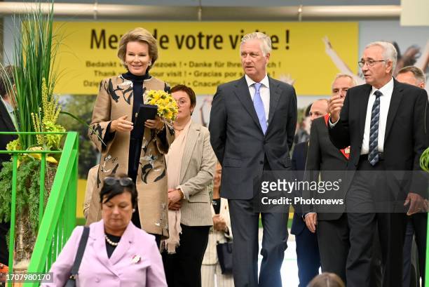 Their Majesties King Philippe and Queen Mathilde are paying a district visit to the province of Liège. The visit starts in Soumagne at Joskin, a...