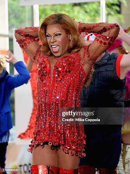 Actor Billy Porter performs on NBC's "Today" at the NBC's TODAY Show on June 18, 2013 in New York, New York.