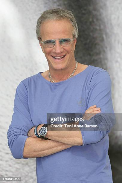 Christophe Lambert poses at a photocall during the 53rd Monte Carlo TV Festival on June 12, 2013 in Monte-Carlo, Monaco.