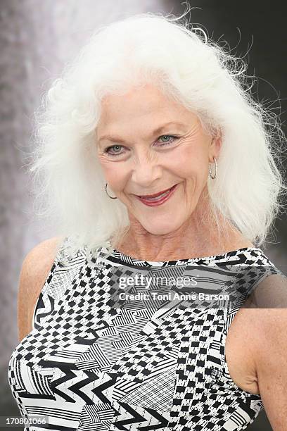 Linda Thorson poses at a photocall during the 53rd Monte Carlo TV Festival on June 12, 2013 in Monte-Carlo, Monaco.