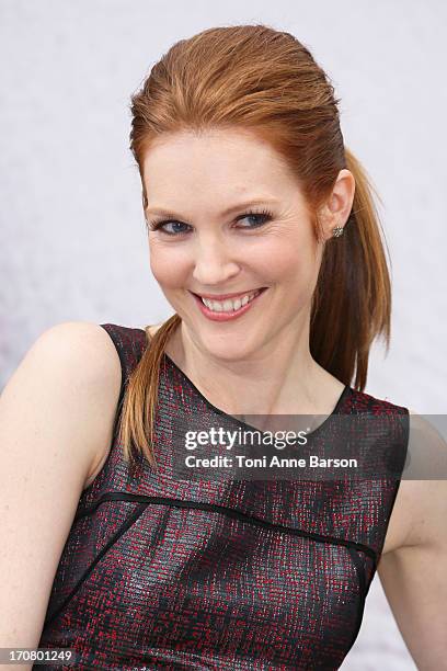 Darby Stanchfield poses at a photocall during the 53rd Monte Carlo TV Festival on June 12, 2013 in Monte-Carlo, Monaco.