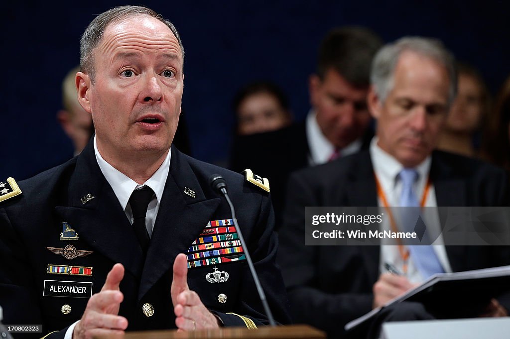 NSA Director Gen. Alexander Testifies To House Hearing About Surveillance Programs