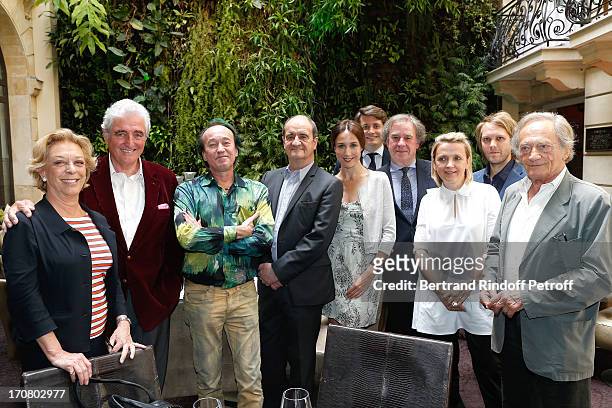 Jury members Anne de la Baume, Jean-Loup Dabadie, botanist Patrick Blanc, Pierre Lescure, Elsa Zylberstein, Alexandre Duval-Stalla, Jean-Michel...
