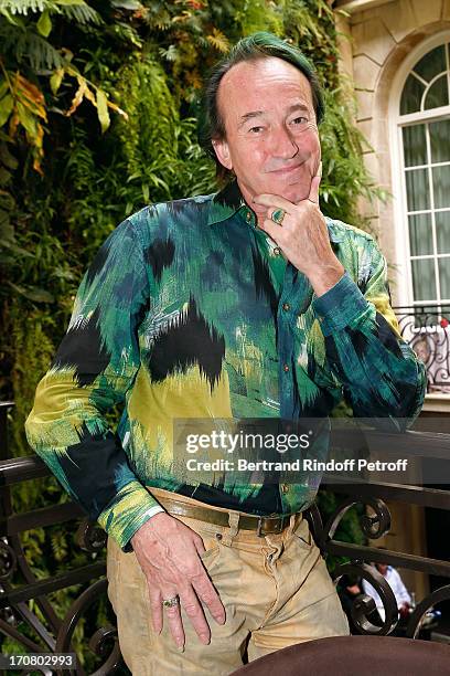 Biologist, botanist and researcher at CNRS Patrick Blanc attends the Jury of the Price of the Cultural Personality of the year portrait session at...